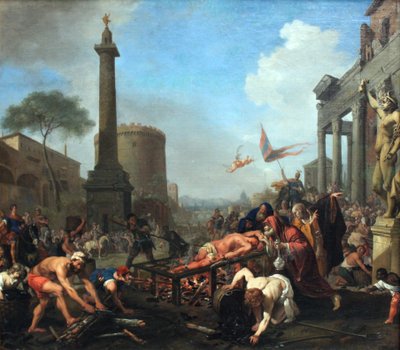 Il Martirio di San Lorenzo da Bartholomeus Breenbergh